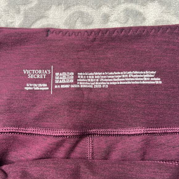 Victoria's Secret Burdundy Leggings Small - Picture 6 of 9